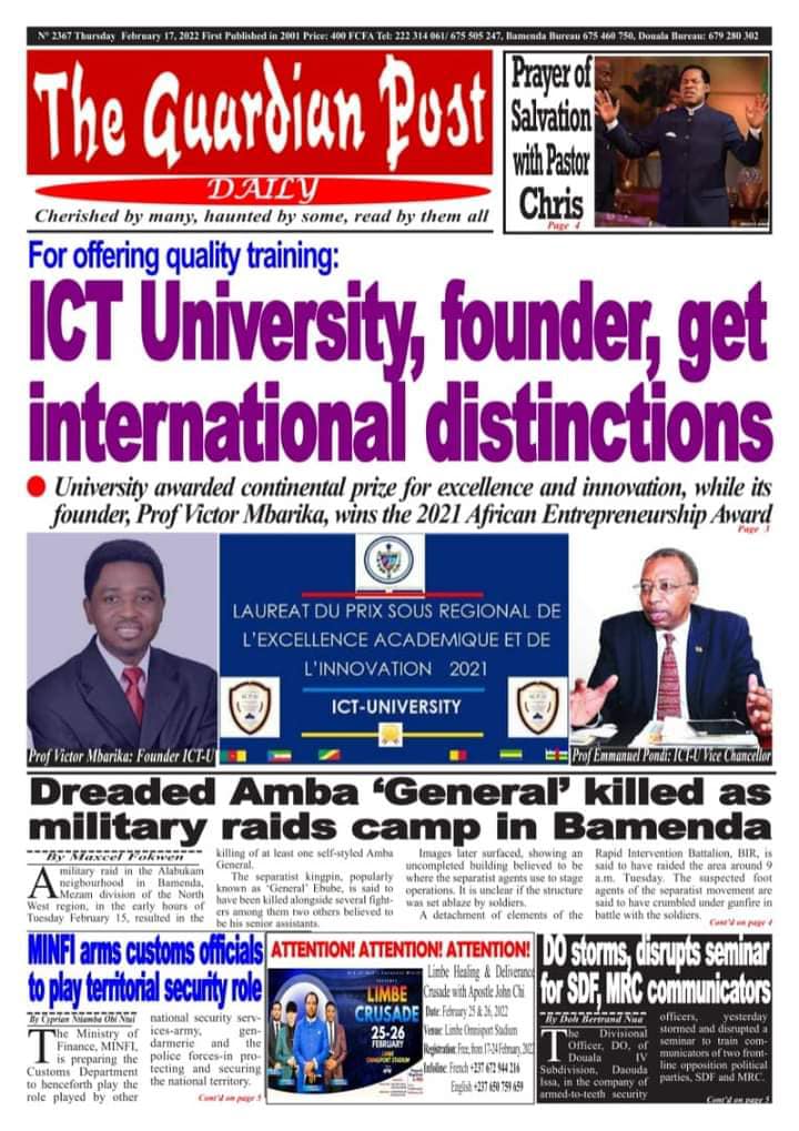ICT UNIVERSITY IN THE MEDIA THIS WEEK