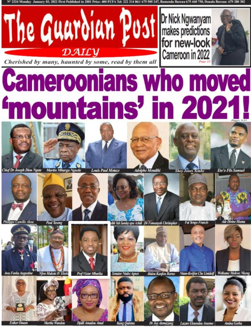 Prof. Victor Mbarika – Cameroonians who moved ‘mountains’ in 2021!
