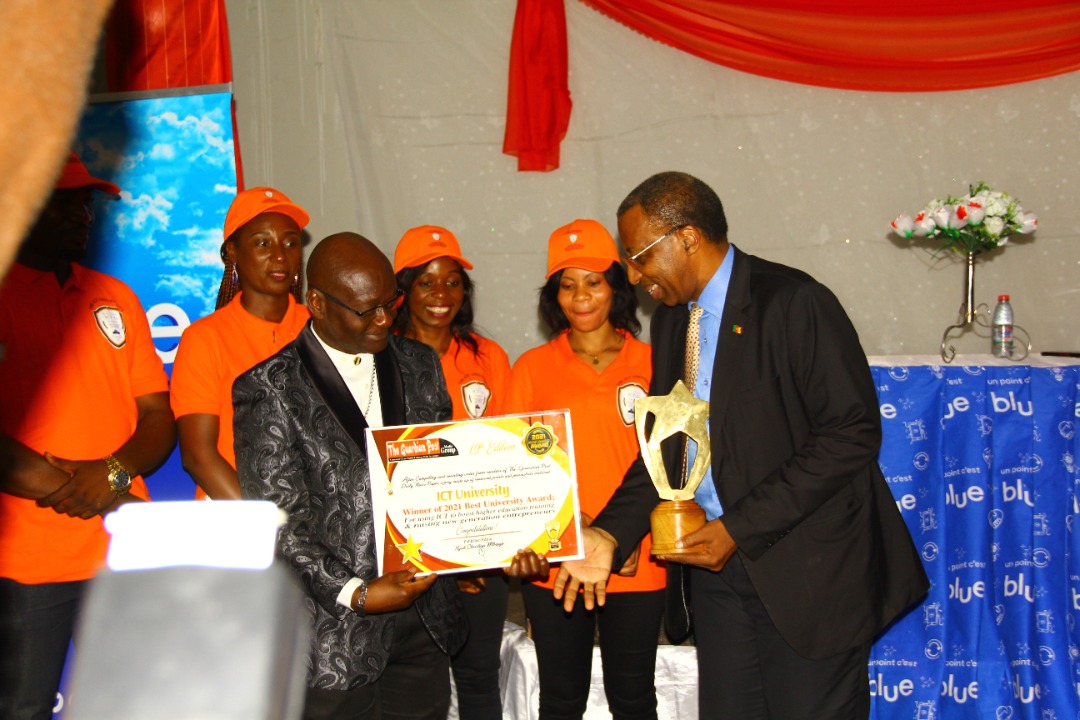 ICT UNIVERSITY WINS BEST UNIVERSITY IN CAMEROON AWARD